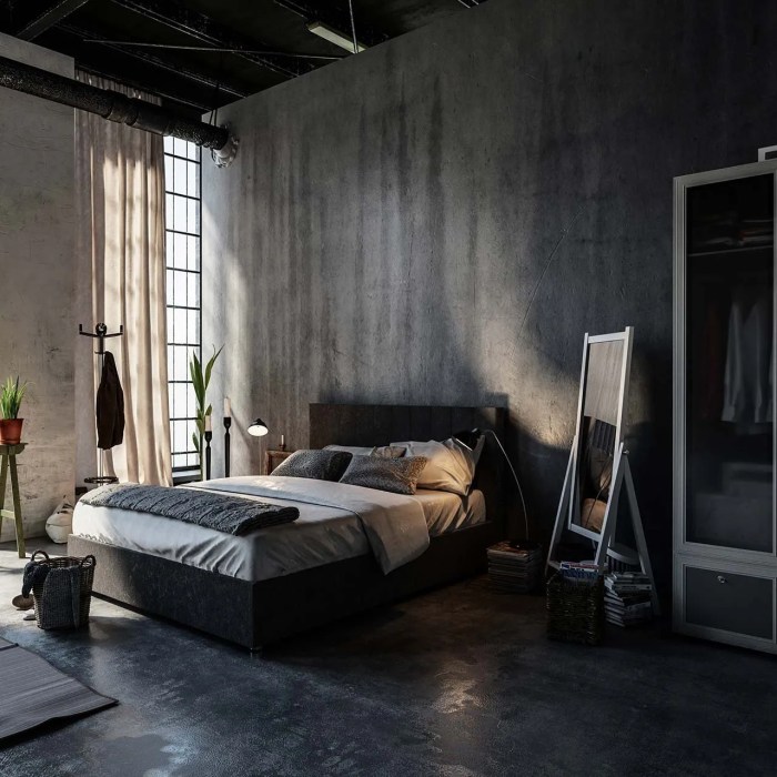 Industrial bedroom style design ideas flooring wood fabulous look Industrial bedroom style design ideas flooring wood fabulous look